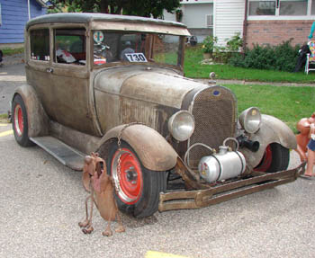 Real Steel Rat Rod with gaurd dog